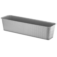 KADAX BALKONOVÁ KRABIČKA 60cm SIVÁ KVETINÁČ KADAX BALKONOVÁ KRABIČKA 60cm SIVÁ KVETINÁČ