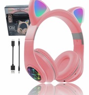 Slúchadlá Cat Ears Wireless RGB LED farby