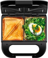 SANDWICH TOADER PANINI SANDWICH 800W 2 SENDVIČE 4 TROJUHOLNÍKY OCEL SANDWICH TOADER PANINI SANDWICH 800W 2 SENDVIČE 4 TROJUHOLNÍKY OCEL