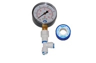 Aquafilter tlakomer 1/4 vodného filtra TEST osmózy Aquafilter tlakomer 1/4 vodného filtra TEST osmózy