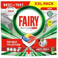FAIRY Platinum(+) PLUS kapsule do umývačky riadu 55 ks citrón FAIRY Platinum(+) PLUS kapsule do umývačky riadu 55 ks citrón