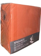 Oranžový papierový obrúsok 38x38 cm 50 ks