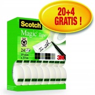 Kancelárska lepiaca páska SCOTCH Magic 3M 20 roliek + 4 zdarma