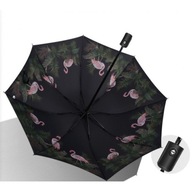 Dáždnik UMBRELLA dámsky, AUTOMATICKÝ, skladací do kabelky, čierny FLAMINGIONS Dáždnik UMBRELLA dámsky, AUTOMATICKÝ, skladací do kabelky, čierny FLAMINGIONS