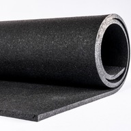 Gumená podložka pod lavicu 150x100 cm, čierna