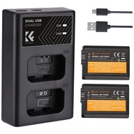 K&F Set Nabíjačka 2x Batéria NP-FW50 Batéria K&F Set Nabíjačka 2x Batéria NP-FW50 Batéria