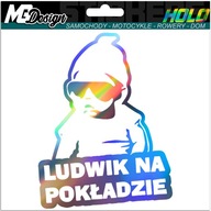 Nálepka na okno LUDWIK ON BOARD HOLOGRAM Nálepka na okno LUDWIK ON BOARD HOLOGRAM