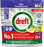 Dreft Platinum kapsule do umývačky riadu LEMON 75 kusov