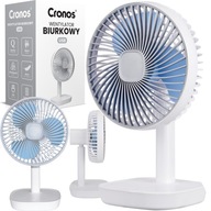 Stolný ventilátor Cronos UF02 biely