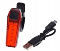 Svetlo na bicykel zadné LED COB USB 90 Lm Li-Ion 300mA