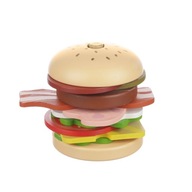 ZOPA Drevený hamburger 10 kusov