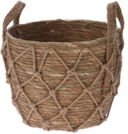 KOŠÍK SPLETOVANÝ HRNIEC BOHO 25 CM KOŠÍK SPLETOVANÝ HRNIEC BOHO 25 CM