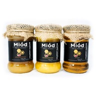 MEDOVÁ SADA - VIACKVETOVÁ, SLNEČNICA, LIMETKA - 3x400g MEDOVÁ SADA - VIACKVETOVÁ, SLNEČNICA, LIMETKA - 3x400g
