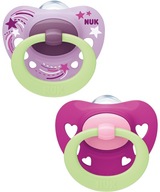 NUK SIGNATURE NIGHT svietiaci cumlík 0-6m 2 bal NUK SIGNATURE NIGHT svietiaci cumlík 0-6m 2 bal