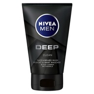 Men Deep Clean čistiaci gél na tvár a fúzy 100 ml