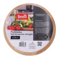 Bambusová podložka pod hrnce BERRETTI, okrúhla Bambusová podložka pod hrnce BERRETTI, okrúhla