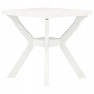 VidaXL Bistro Stôl Biely 70x70x72 cm Plast