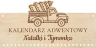 ADVENTNÝ KALENDÁR drevený PODKLAD, názov gravírovaný ADVENTNÝ KALENDÁR drevený PODKLAD, názov gravírovaný