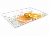 SKLENENÁ KUCHYŇSKÁ DOSKA 40x30 69b Oranžová SKLENENÁ KUCHYŇSKÁ DOSKA 40x30 69b Oranžová