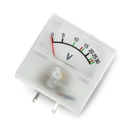 Analógový voltmeter - panelový 91C16 mini 30V DC