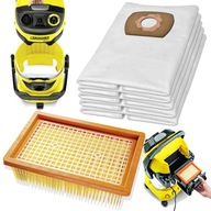 5x KARCHER WD 4 5 6 TAŠKY DO VYSÁVAČA + FILTER 5x KARCHER WD 4 5 6 TAŠKY DO VYSÁVAČA + FILTER