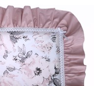 Nariasená čipkovaná obliečka na vankúš 60x40 QUEEN biele pivonky Nariasená čipkovaná obliečka na vankúš 60x40 QUEEN biele pivonky