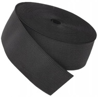 Flexibilná flexibilná ďasná, ploché oblečenie 8 cm čierne 80 mm - 25 metrov Flexibilná flexibilná ďasná, ploché oblečenie 8 cm čierne 80 mm - 25 metrov