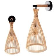 Boho nástenné svietidlo Bambusové nástenné svietidlo 40,5 cm Boho nástenné svietidlo Bambusové nástenné svietidlo 40,5 cm
