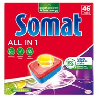Somat All in 1 Lemon & Lime tablety do umývačky riadu 46 ks