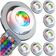 7x LED STROPNÝ HALOGÉN S RGB LED ŽIAROVKOU S DIAĽKOVÝM OVLÁDANÍM 7x LED STROPNÝ HALOGÉN S RGB LED ŽIAROVKOU S DIAĽKOVÝM OVLÁDANÍM