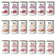 BRIT MONO PROTEIN MIX Šmaków 18x400g BRIT MONO PROTEIN MIX Šmaków 18x400g