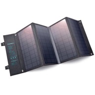 Skladacia solárna fotovoltaická solárna nabíjačka Choetech 36W QC USB C