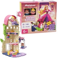 Marioinex Mini oblátky PRINCESS veža fantázie, princezná, 148 ks, 2 figy Marioinex Mini oblátky PRINCESS veža fantázie, princezná, 148 ks, 2 figy