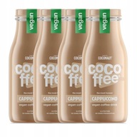 Kokosová voda s cappuccinom 4x 280ml kávový nápoj