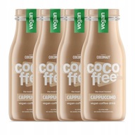 Kokosová voda s cappuccinom 4x 280ml kávový nápoj