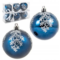 Vianočné ozdoby na vianočný stromček, 7 cm, modrá vetvička