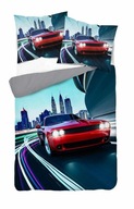 3D obliečky z mikrovlákna 160x200 auto 3D obliečky z mikrovlákna 160x200 auto