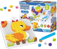 KREATÍVNA MOZAIKA ZVIERATKÁ PUZZZLE 120 KUSOV E-EDU