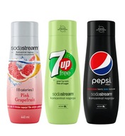 Sirupy SodaStream: Grapefruit 7up zadarmo Pepsi Max Sirupy SodaStream: Grapefruit 7up zadarmo Pepsi Max