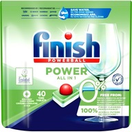 Tablety do umývačky riadu FINISH Powerball 0% Eco 40x
