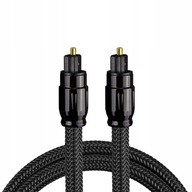 Toslink T-T optický digitálny audio kábel SPDIF 1m Toslink T-T optický digitálny audio kábel SPDIF 1m