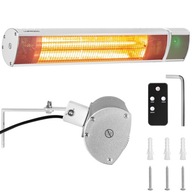 Lampa na vyhrievanie terasy s infračerveným ohrievačom Lampa na vyhrievanie terasy s infračerveným ohrievačom
