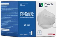 FFP2 masky POLSKIE CIECH 25 ks Fólia + krabička