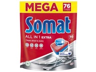 SOMAT All in 1 Extra tablety do umývačky riadu 76 ks.