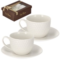 Porcelánová súprava Kávová súprava Šálky a podšálky 2x240 ml Deň matiek Porcelánová súprava Kávová súprava Šálky a podšálky 2x240 ml Deň matiek