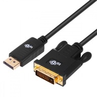 Kábel Displayport M - DVI M 24+1, 1,8m Kábel Displayport M - DVI M 24+1, 1,8m