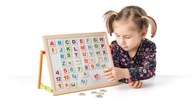 Magnetická tabuľa s kriedou Darček pre deti 3+ Magnetická tabuľa s kriedou Darček pre deti 3+