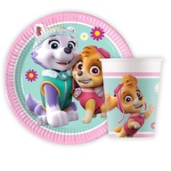Sada Paw Patrol Skye Everest, taniere, šálky Sada Paw Patrol Skye Everest, taniere, šálky