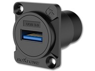 USB 3.0 ZÁSUVKOVÝ PANEL D ROXTONE RAU3D-B USB 3.0 ZÁSUVKOVÝ PANEL D ROXTONE RAU3D-B