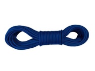 Pletené lano 6mm Polypropylénové jadro 25m modré